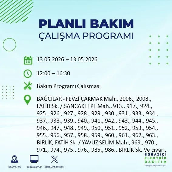 İstanbullular dikkat! O ilçelerde yarın elektrik olmayacak - Resim: 11