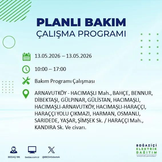İstanbullular dikkat! O ilçelerde yarın elektrik olmayacak - Resim: 5