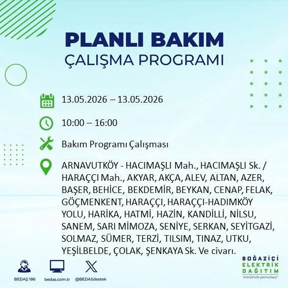 İstanbullular dikkat! O ilçelerde yarın elektrik olmayacak - Resim: 8