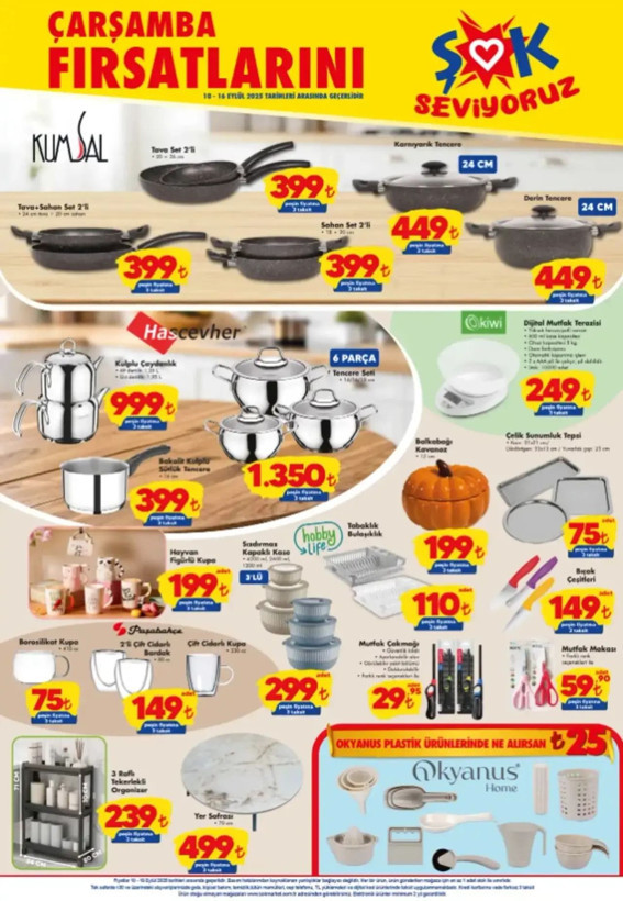 ŞOK 10-16 Eylül 2025 aktüel ürünler kataloğu yayınlandı! Arzum Dikey Süpürge ve daha fazlası raflarda - Resim: 2