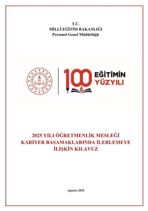 2025 Uzman öğretmenlik ve başöğretmenlik başvuruları ne zaman? MEB kılavuzu yayımlandı - Resim: 6