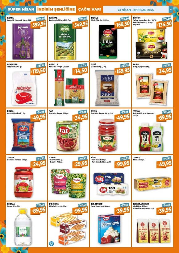Süper nisan şenliği başladı: Çağrı markette dev indirimler! - Resim: 2