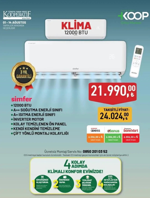 Tarım Kredi Market’te indirim yağmuru! 08–10 Ağustos tarihleri arasında onlarca üründe dev fırsat - Resim: 5