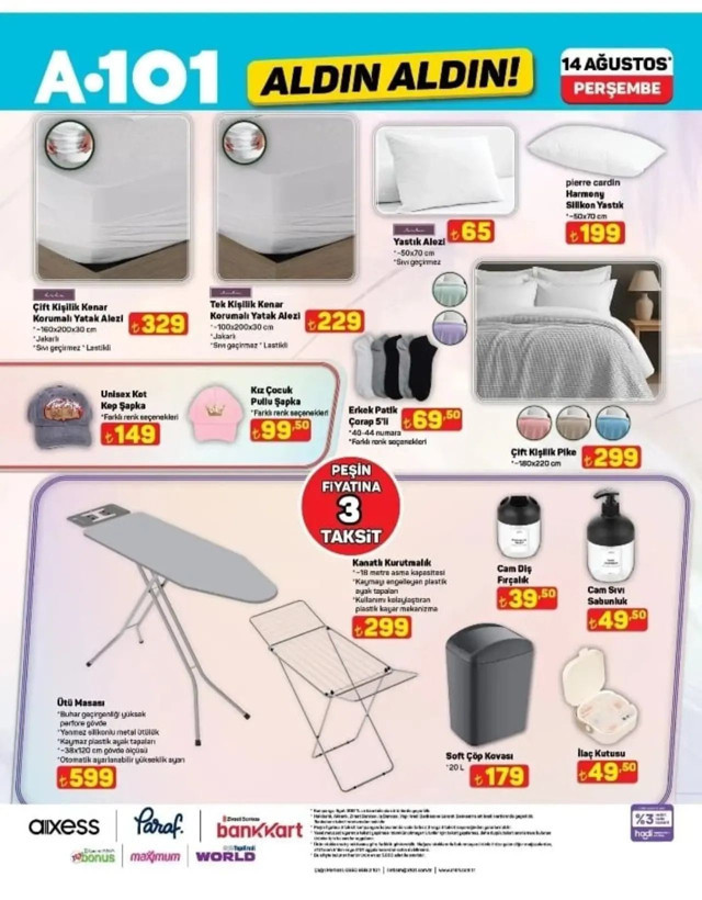 A101 market rafları dolup taşıyor! İşte A101 14 Ağustos perşembe aktüel ürünler kataloğu - Resim: 12