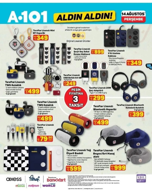 A101 market rafları dolup taşıyor! İşte A101 14 Ağustos perşembe aktüel ürünler kataloğu - Resim: 7