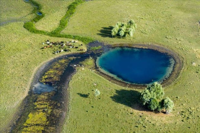 Beyşehir Gölü'nde suların çekilmesiyle doğal gözeler ortaya çıktı - Resim: 8