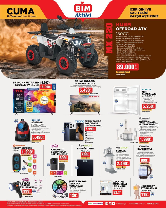 BİM’de fırsat yağmuru başladı: Bu haftanın en çok konuşulacak indirimleri raflarda - Resim: 6