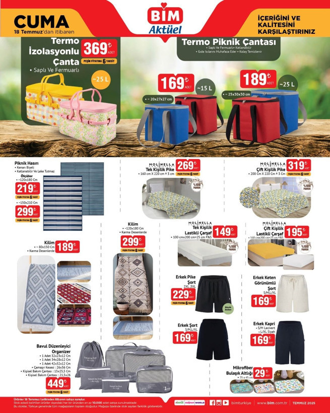 BİM’de fırsat yağmuru başladı: Bu haftanın en çok konuşulacak indirimleri raflarda - Resim: 5