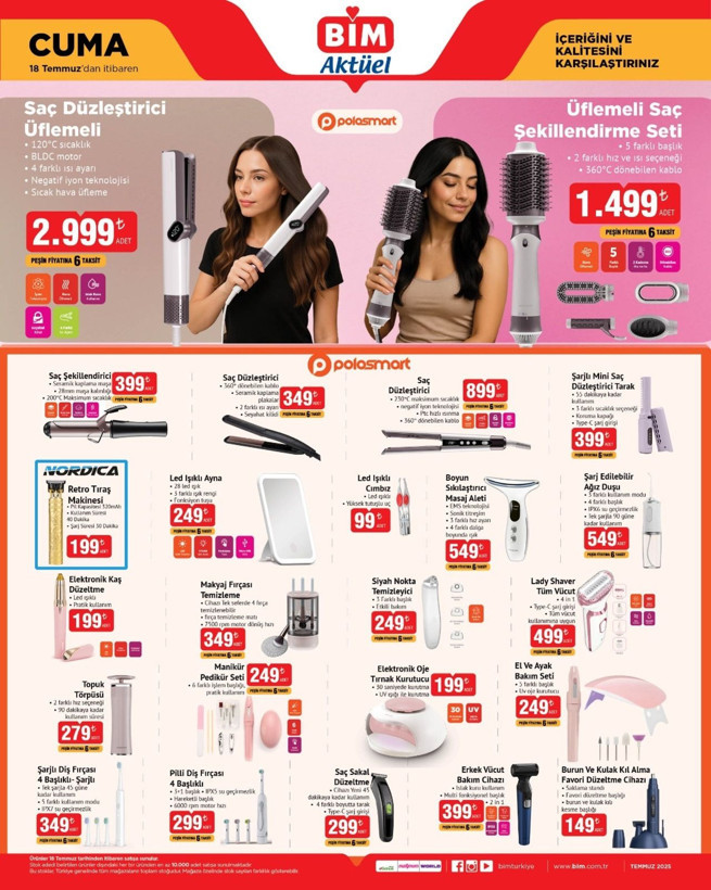 BİM’de fırsat yağmuru başladı: Bu haftanın en çok konuşulacak indirimleri raflarda - Resim: 4