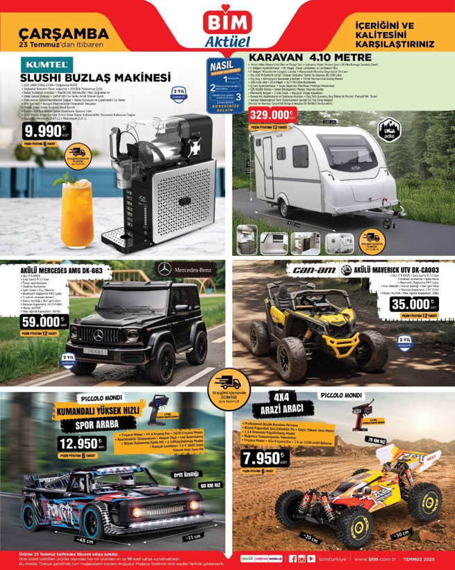BİM 23 Temmuz aktüel ürünleri açıklandı! 4x4 arazi aracı geliyor - Resim: 3