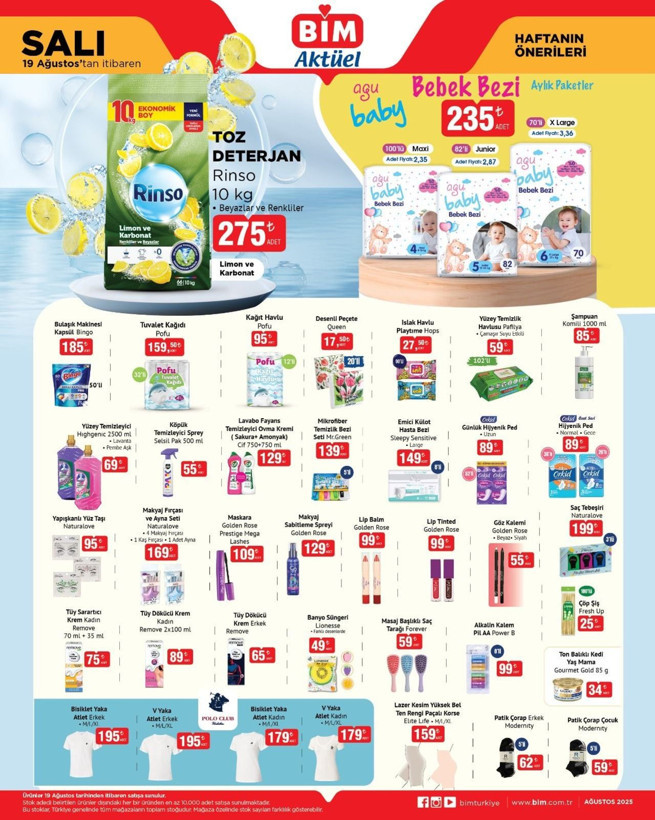 BİM 19 Ağustos indirimleri açıklandı: Temel gıda ve ev ürünlerinde fiyatlar dibe vurdu - Resim: 3