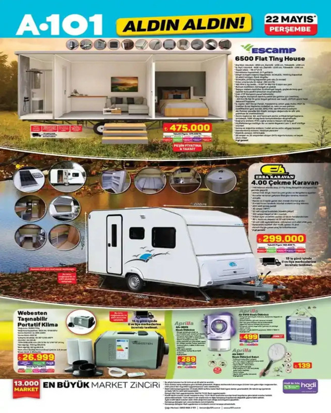 A101'e karavan ve tiny house geliyor! 22 Mayıs'ta büyük sürpriz - Resim: 1