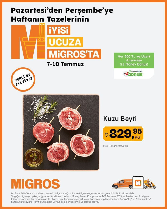 Bu fırsat kaçmaz: Migros 7-10 Temmuz 2025 indirimli ürünler kataloğu yayınlandı - Resim: 2