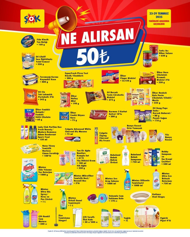 ŞOK’ta 23-29 Temmuz fırsatları başladı! Bu indirimler çok konuşulacak - Resim: 1