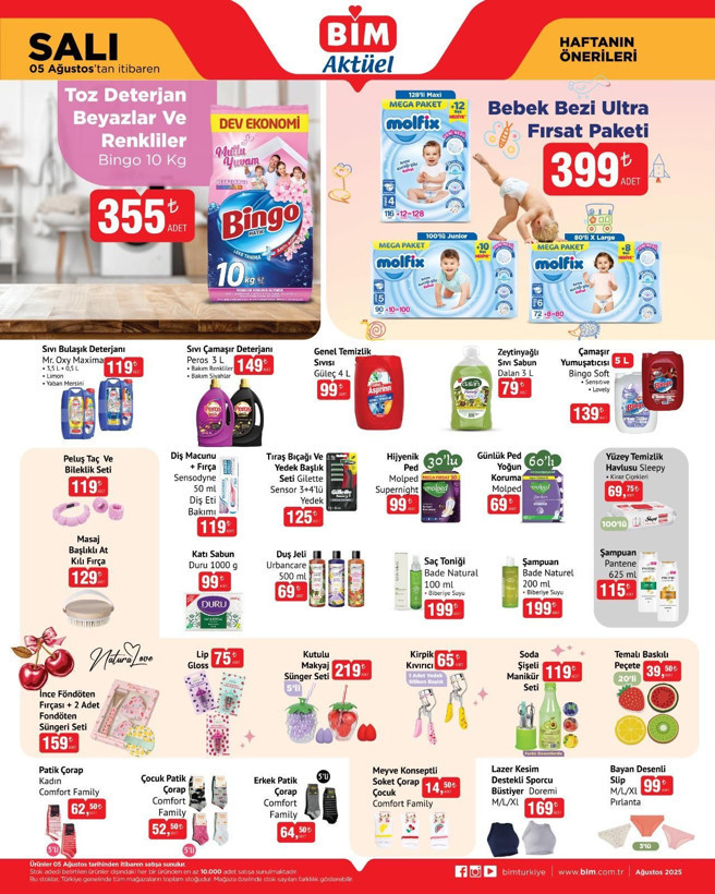 Bu fırsatlar kaçmaz! BİM 5 Ağustos Salı indirimi başladı! - Resim: 3