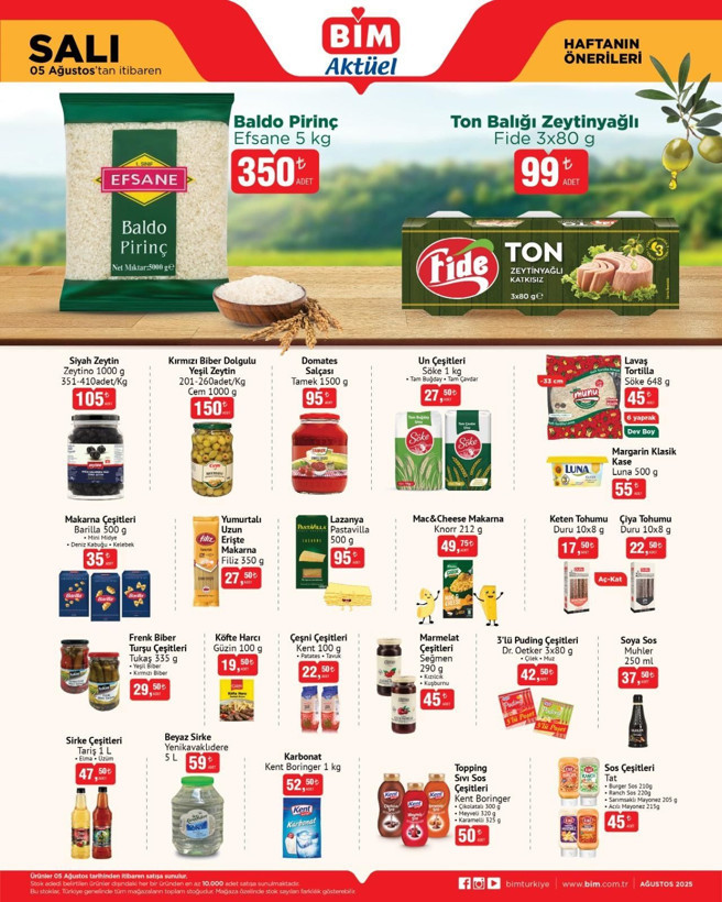 Bu fırsatlar kaçmaz! BİM 5 Ağustos Salı indirimi başladı! - Resim: 5