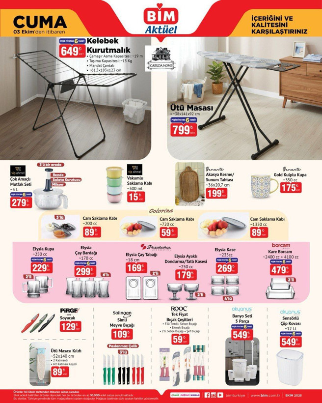 BİM 3 Ekim indirimleri belli oldu! Aktüel ürünler raflarda, fırsatlar kaçmaz - Resim: 2