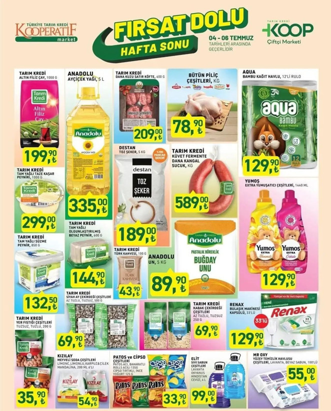Tarım Kredi Koop Çiftçi Marketi’nden indirim yağmuru! Bu fırsatlar kaçmaz - Resim: 1
