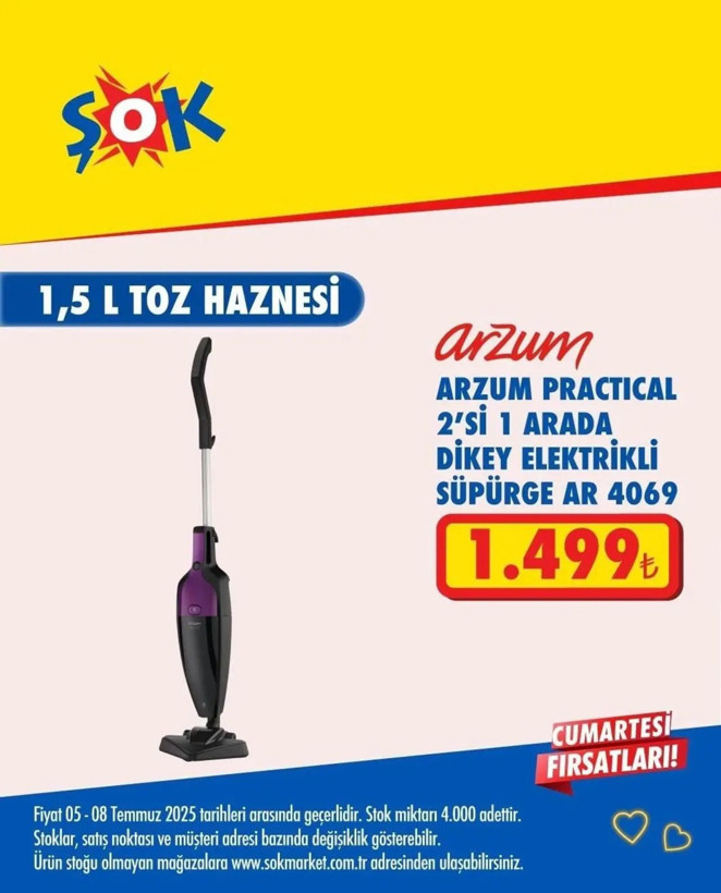ŞOK Market 6-8 Temmuz aktüel kataloğu açıklandı: Onlarca üründe büyük indirim - Resim: 4