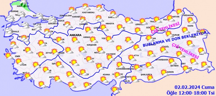 Bugün hava nasıl olacak? 2 şubat 2024 hava durumu... - Resim : 2