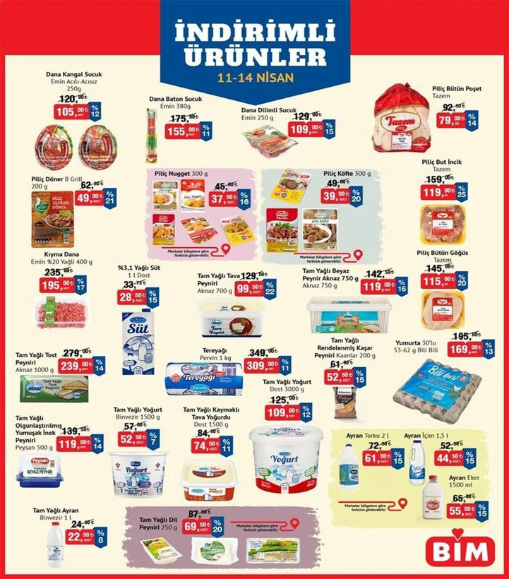 BİM'den 12-14 nisan fırsatları: Temel gıdalarda büyük indirim - Resim: 3