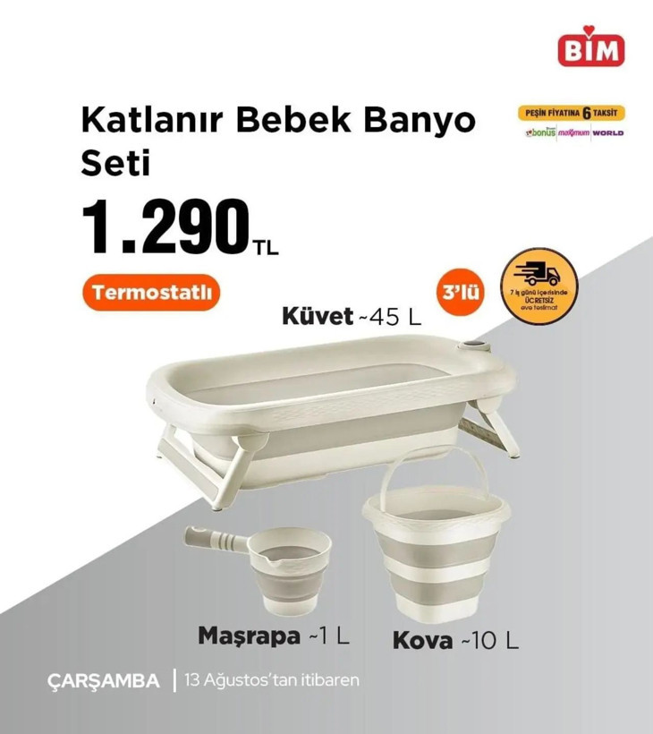 BİM'e katlanır yataklı koltuk geliyor! 13 Ağustos 2025 Çarşamba aktüel ürünler kataloğu yayınlandı - Resim: 9