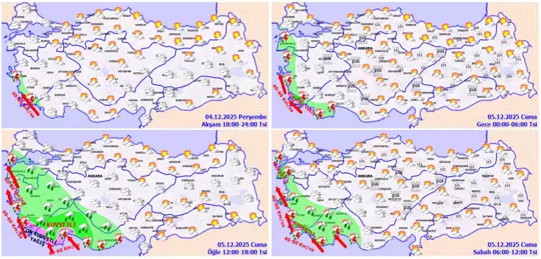 Meteoroloji alarm verdi! Hafta sonu kar ve sağanak etkili olacak: İstanbul dahil 6 il için uyarı - Resim : 1