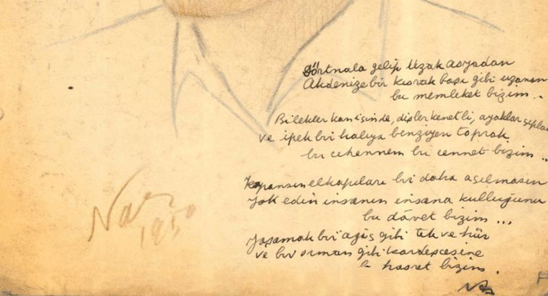 Nazım Hikmet’e ait belge MİT arşivinden çıktı! İşte ayrıntılar - Resim : 1