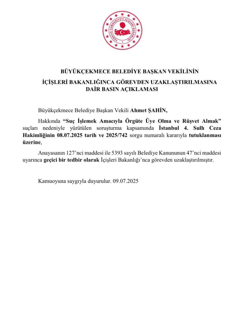 İçişleri'nden iki belediye başkanına uzaklaştırma kararı - Resim : 2