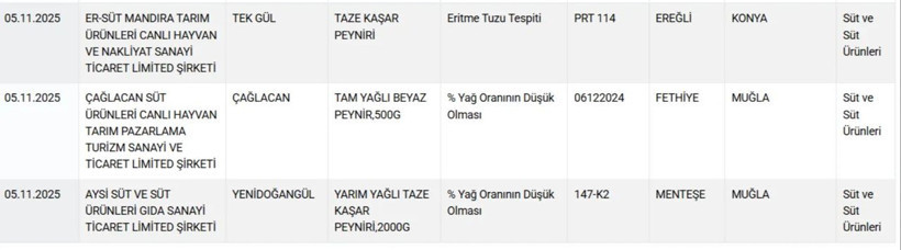 Bakanlık ifşa etti! İşte gıdada hile yapan peynir markaları - Resim: 16
