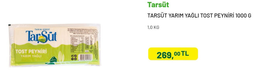 Tarım Kredi KOOP Market'te ağustosun son fırsatları başladı: Raflar dolup taşıyor, bu fiyatlar kaçmaz! - Resim: 69
