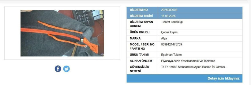 Bakanlık uyardı: Kullanmayın! 8 riskli ürün ifşa edildi - Resim: 2