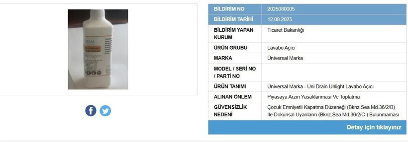 Bakanlık uyardı: Kullanmayın! 8 riskli ürün ifşa edildi - Resim: 5