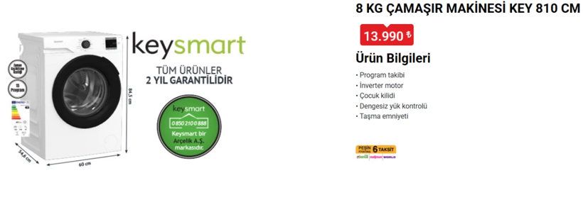 BİM 12 Kasım kataloğu dolup taştı! Monster laptop, Keysmart buzdolabı ve çamaşır makinesi indirime girdi - Resim: 18