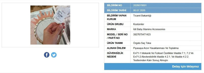 Ticaret Bakanlığı ifşa etti: Halk sağlığını tehdit eden 4 ürün için toplatma kararı! - Resim : 4
