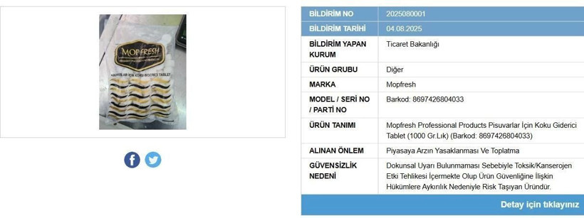 Bakanlık uyardı: Kullanmayın! 8 riskli ürün ifşa edildi - Resim: 9