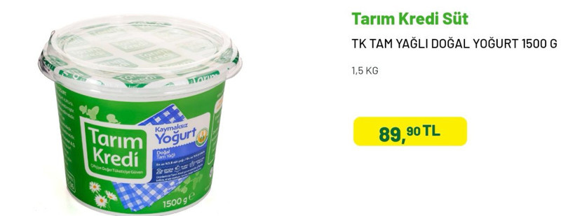 Tarım Kredi KOOP Market'te ağustosun son fırsatları başladı: Raflar dolup taşıyor, bu fiyatlar kaçmaz! - Resim: 34