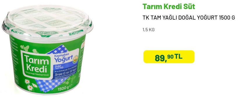 Tarım Kredi KOOP Market'te ağustosun son fırsatları başladı: Raflar dolup taşıyor, bu fiyatlar kaçmaz! - Resim: 65