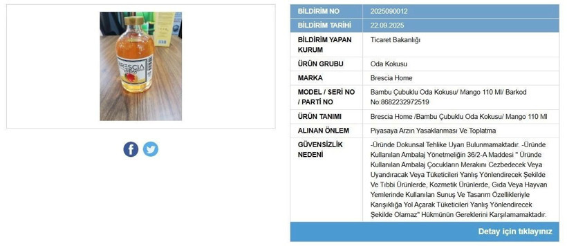 Ticaret Bakanlığı 5 üründe tehlike tespit etti: Piyasadan toplatılıyor - Resim : 3