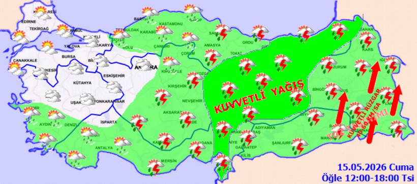 Bugün hava nasıl olacak? Meteoroloji'den sağanak, fırtına ve toz taşınımı uyarısı - Resim: 2