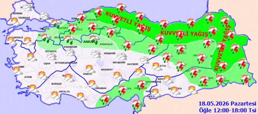 Meteoroloji peş peşe uyardı: Kuvvetli sağanak geliyor, o iller için kritik saatler başladı - Resim: 2