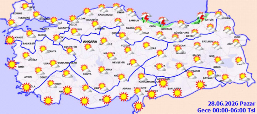 Meteoroloji'den 5 ile kuvvetli yağış, birçok bölgeye fırtına uyarısı - Resim: 4