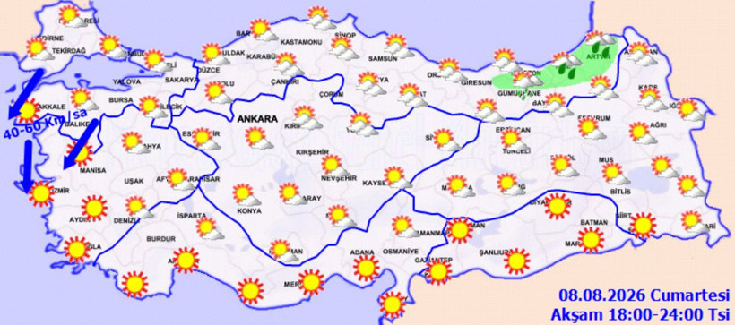 Bugün hava nasıl olacak? Kavurucu sıcaklar bir yandan, fırtına bir yandan! - Resim: 3