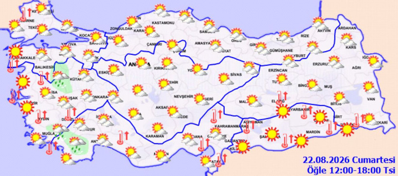 Meteoroloji haritayı paylaştı: O illerde yaşayanlar dikkat, gök gürültülü sağanak geliyor! - Resim: 3