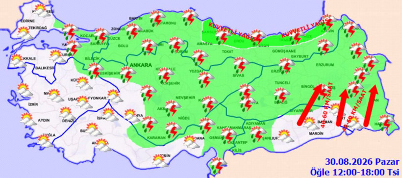 Meteoroloji uyardı! Sağanak ve gök gürültülü yağış geliyor: Bu illerde yaşayanlar dikkat - Resim: 2