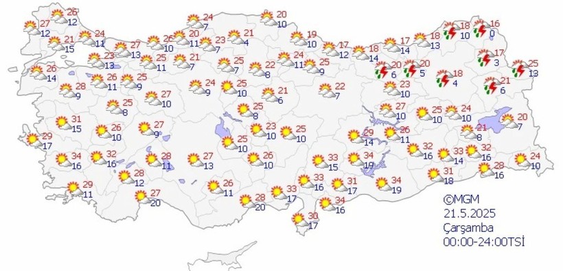 Meteoroloji'den peş peşe uyarılar: Yeni haftada birçok ilde sağanak yağış etkili olacak! - Resim: 17