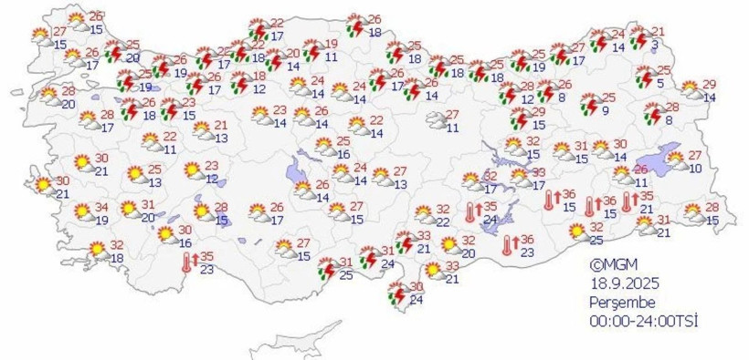 Meteoroloji’den 16 eylül uyarısı: 23 ilde sağanak, havalar soğuyor! - Resim: 16