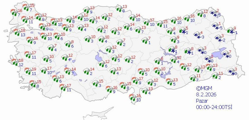 7 gün boyunca sürecek! Batı bölgeleri fırtınaya teslim, Doğu'da kar yağışı bekleniyor - Resim: 5
