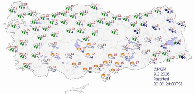 7 gün boyunca sürecek! Batı bölgeleri fırtınaya teslim, Doğu'da kar yağışı bekleniyor - Resim: 6