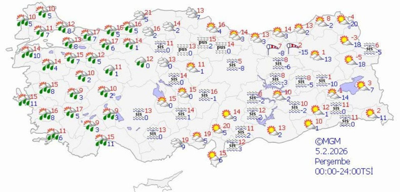 7 gün boyunca sürecek! Batı bölgeleri fırtınaya teslim, Doğu'da kar yağışı bekleniyor - Resim: 2